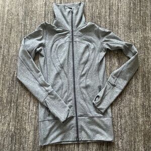 Lululemon Grey In Stride Jacket, Size 2